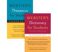 Merriam-Webster Webster's for Students Dictionary/Thesaurus Shrink-W (Tascabile)