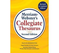 Merriam-Webster's Collegiate Thesaurus (Copertina rigida)