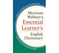 M-W Essential Learner's English Dictionary (Tascabile)