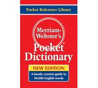 Merriam-webster's Pocket Dictionary
