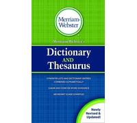 MerriamWebster MerriamWebster’s Dictionary and Thesaurus (Copertina rigida)