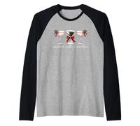 Merrier con Un Martini Martini Christmas Bow Martini Cocktail Maglia con Maniche Raglan