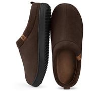 MERRIMAC Pantofole da uomo classiche e comode con schiuma a memoria Caffeina,45-46 EU