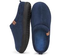 MERRIMAC Pantofole da uomo classiche e comode con schiuma a memoria Temperamento blu,41-42 EU