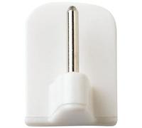 Merriway BH00114 Gancio Autoadesivo di Sostegno Generale, Bianco, Set di 10 Pezzi
