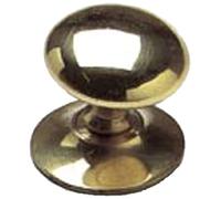 Merriway BH01009 Pomelli in Ottone per Sportelli di Armadietti e Credenze, Stile Vittoriano, Bianco, 38 mm, Set di 20 Pezzi