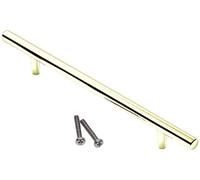 Merriway BH01083 Maniglia a Barra per Cassetti, Piedini a T, Bianco, 96 mm, Set di 20 Pezzi
