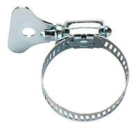 Merriway BH01128 Fascette Stringitubo per Flessibili con Vite a Farfalla di Serraggio, Bianco