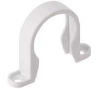 Merriway BH02880 Clip Ferma Tubi a Compressione, Bianco, 40 mm, Set di 4 Pezzi