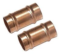 Merriway BH02893 Adattatore Diritto, Attacco Tipo Boccola a Saldare, Bianco, 15 mm, Set di 5 Pezzi