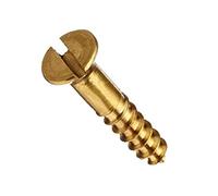 Merriway BH03547 Vite in Acciaio con Testa a Taglio Svasata, Anodizzata Ottone, Bianco, Pack of 100, Set di 100 Pezzi