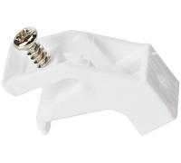 Merriway BH04068 Staffe di Supporto per Binario Porta-Tende Decorail Integra, Bianco, Pack of 5, Set di 5 Pezzi