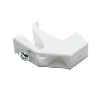 Merriway BH04069 Staffe di Supporto per Binario Porta-Tende Decorail Integra, Bianco, Pack of 10, Set di 10 Pezzi