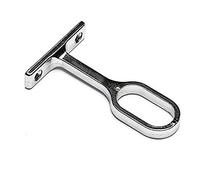 Merriway BH04199 Supporto Centrale per Binario Appendiabiti a Sezione Ovale, Bianco