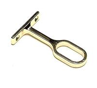 Merriway BH04200 Supporto Centrale per Binario Appendiabiti a Sezione Ovale, Bianco