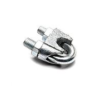 Merriway BH04212 Morsetto Serracorde a U, Bianco, 3 mm, Set di 6 Pezzi