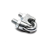 Merriway BH04217 Morsetto Serracorde a U, Bianco, 12 mm, Set di 2 Pezzi