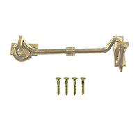 Merriway BH04282 Gancio per Cabine in Ottone Massiccio, Bianco, 100 mm