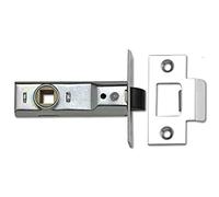 Merriway BH04347 Blocco di Sicurezza Tubolare a Mortasa, Finitura Zincata, Bianco, 63 mm