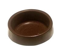Merriway BH04805 Coppette Poggiaruote, Marrone, 68 mm, Set di 4 Pezzi