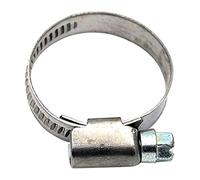 Merriway BH04820 Fascette Stringitubo per Flessibili con Vite di Serraggio, Bianco, Set di 10 Pezzi