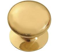 Merriway BH04909 - Pomello vittoriano in ottone per armadietti, 25 mm, confezione da 2 pezzi