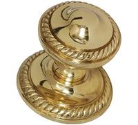 Merriway BH04911 Pomello in Ottone per credenza, Stile georgiano, 19 mm, Set di 2 Pezzi