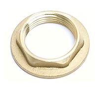 Merriway BH05284 Dado Posteriore flangiato Ottone 1/2 Pollice BSP, Set di 2 Pezzi