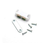 Merriway BH05643 Chiusure Magnetiche per Ante di Armadi, Bianco, Set di 12 Pezzi
