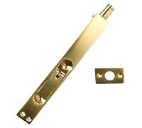 Merriway BH05673 Chiavistello a Perno con Incasso a Filo per Porte, Bianco