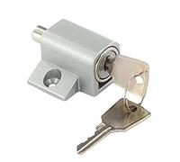 Merriway BH05713 Serratura e Chiave per Porta Scorrevole da Patio, Bianco