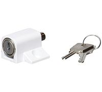 Merriway BH05714 Serratura e Chiave per Porta Scorrevole da Patio, Bianco