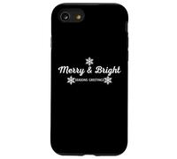 Merry and Bright Seasons Saluti Natale Custodia per iPhone SE (2020) / 7/8