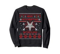 Merry Anticristma Satana Claus Pentagram Upside Down Cross Felpa