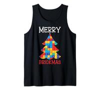Merry Brickmas Block Building Brick Christmas Master Builder Canotta