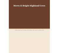 Merry & Bright Highland Cows: A Bold and Easy Large-Print Christmas Coloring Book for Seniors, Beginners and Shaky Hands