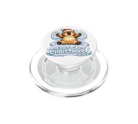 Merry Capy Christmas! Capybara Snow Angel Adorabile Ragazzo Ragazza PopSockets PopGrip per MagSafe