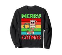 Merry Catmas Birman Christmas Cat Kitty Funny Xmas Felpa