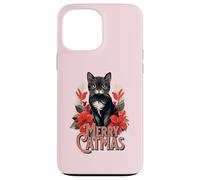 Merry Catmas Christmas Cat Mom Feline Lover Festivity Custodia per iPhone 13 Pro Max