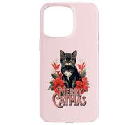 Merry Catmas Christmas Cat Mom Feline Lover Festivity Custodia per iPhone 15 Pro Max