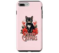 Merry Catmas Christmas Cat Mom Feline Lover Festivity Custodia per iPhone 7 Plus/8 Plus