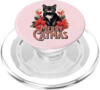 Merry Catmas Christmas Cat Mom Feline Lover Festivity PopSockets PopGrip per MagSafe