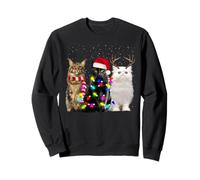 Merry Catmas Funny Cat Christmas Xmas Kittens Lovers Felpa