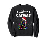 Merry Catmas Funny Cat Christmas Xmas Kittens Lovers Felpa
