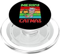 Merry Catmas Ragdoll Christmas Cat Kitty Funny Xmas PopSockets PopGrip per MagSafe