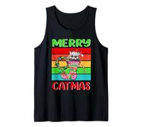 Merry Catmas Siberian Cat Christmas Kitty Funny Xmas Canotta