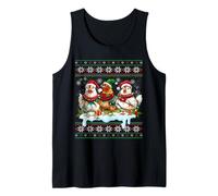 Merry Chickmas Ugly Sweater Chicken Lovers Christmas Outfit Canotta