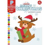 Merry Christmas Activity Book: Pre-K Early Literacy Letter Recognition and Letter Sounds Dot Marker Coloring Book