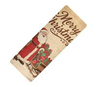 Merry Christmas Babbo Natale Retro stampato mens yoga mat spessore 1 mm per casa palestra antiscivolo, con tappetino da yoga tapete para ejercicio 180,3 x 66 cm