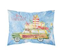 Merry Christmas Beagle Fabric Standard Pillowcase